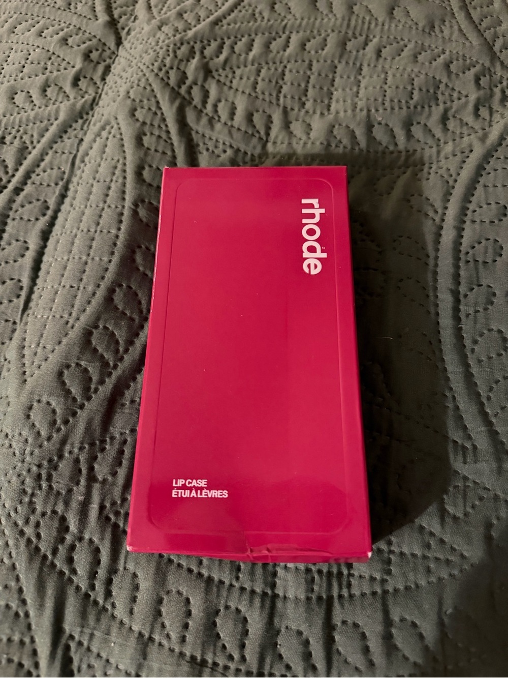 RHODE Raspberry Lip Handle Silicone Phone Case - Raspberry Pink - Picture 2 of 2